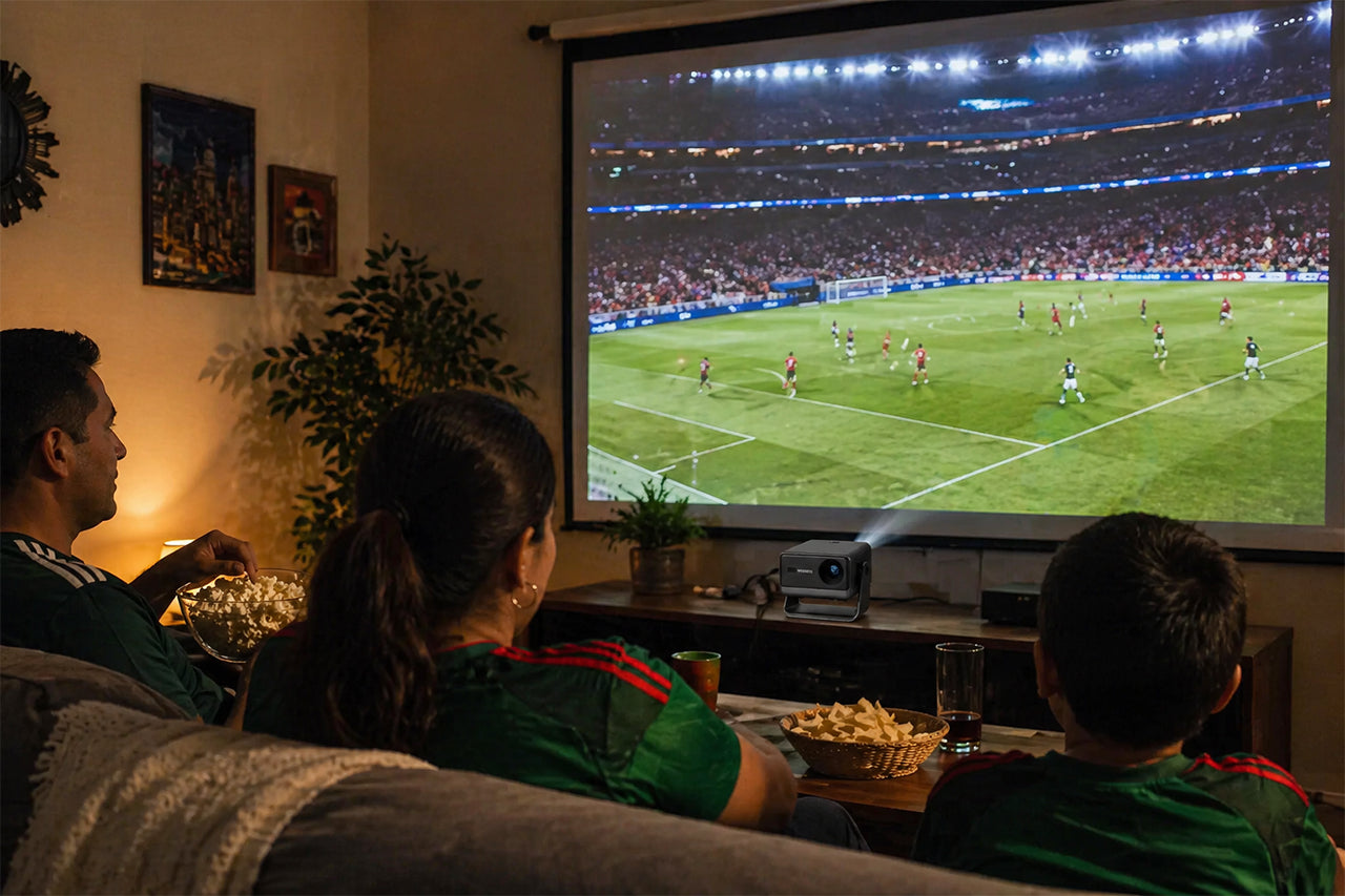 Cómo conectar el celular a un proyector para ver partidos de fútbol del Mundial 2026 sin complicarte