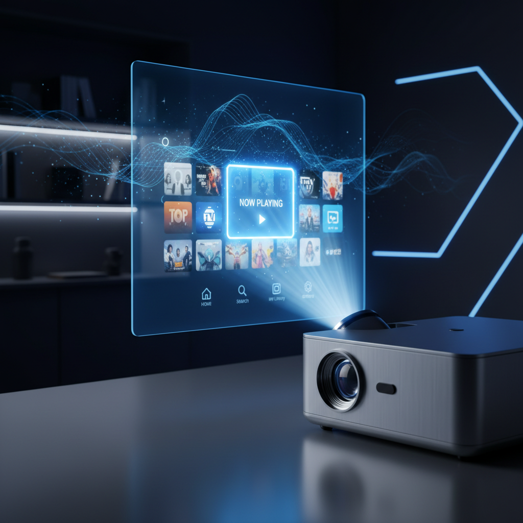 Proyector Portátil 1080P | Auto Enfoque + Netflix Integrado – VEGOOS